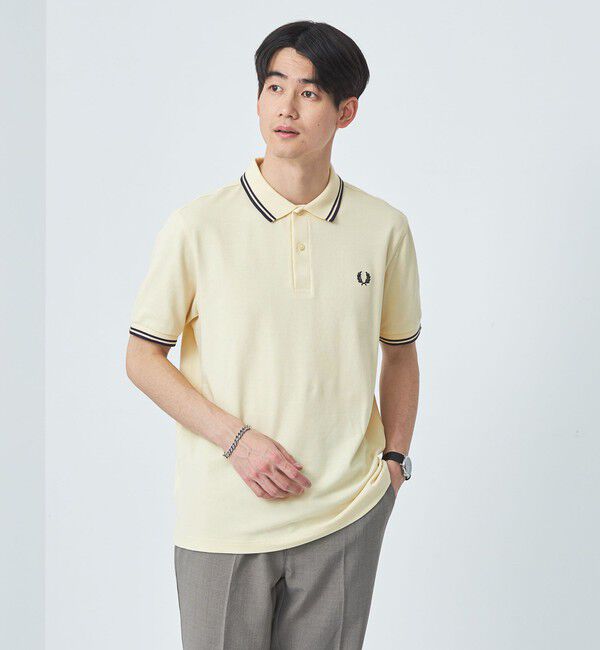 UNITED ARROWS green label relaxing「＜FRED PERRY＞ツインティップ ポロシャツ」|ポロシャツ|NATURAL