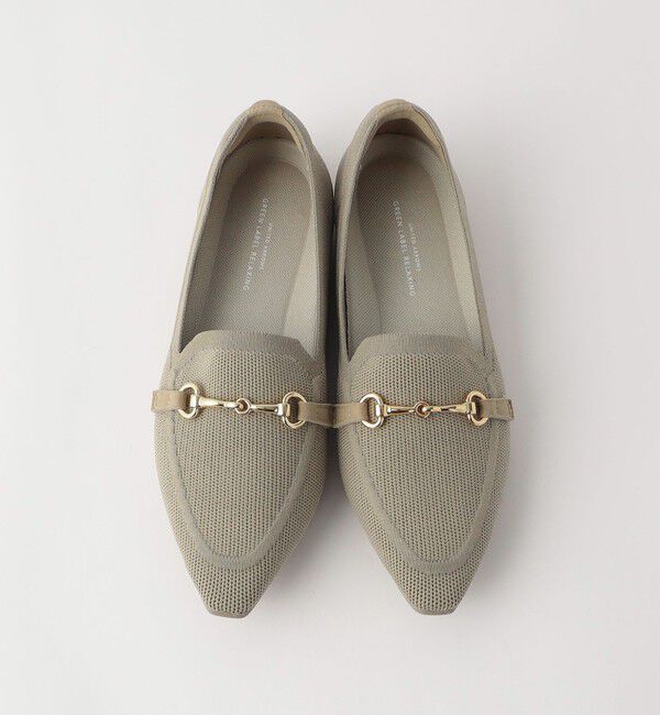 UNITED ARROWS green label relaxing「ウェルネス ニット ローファー 撥水・ウォッシャブル」|パンプス|