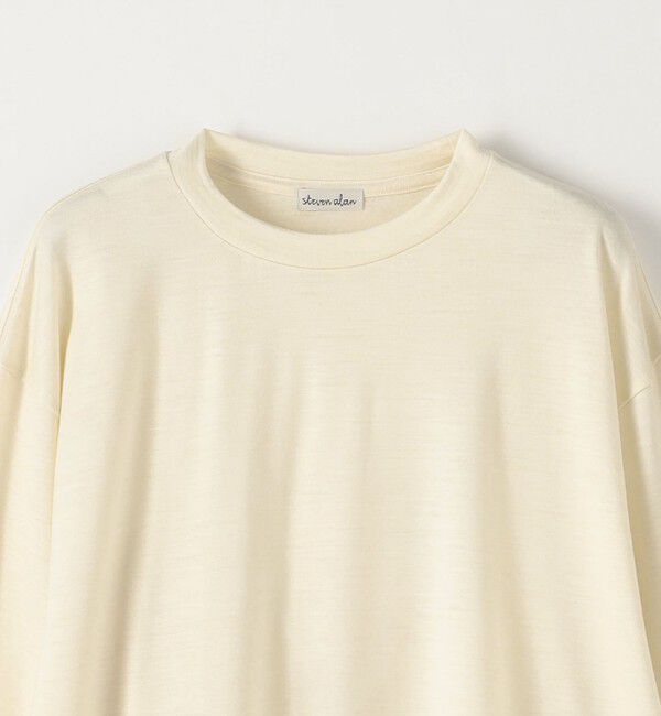 STEVEN ALAN「＜Steven Alan＞ウール ジャージー ロングスリーブ Tシャツ」|Tシャツ・カットソー|
