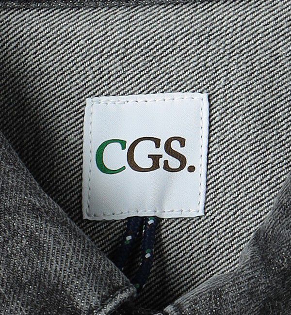 California General Store「＜CGS.＞ オーガニック コットン ブラック デニム HMD Gジャケット」|ブルゾン・スタジャン|