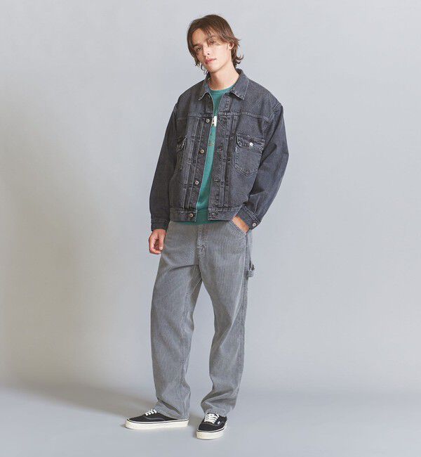 California General Store「＜CGS.＞ オーガニック コットン ブラック デニム HMD Gジャケット」|ブルゾン・スタジャン|
