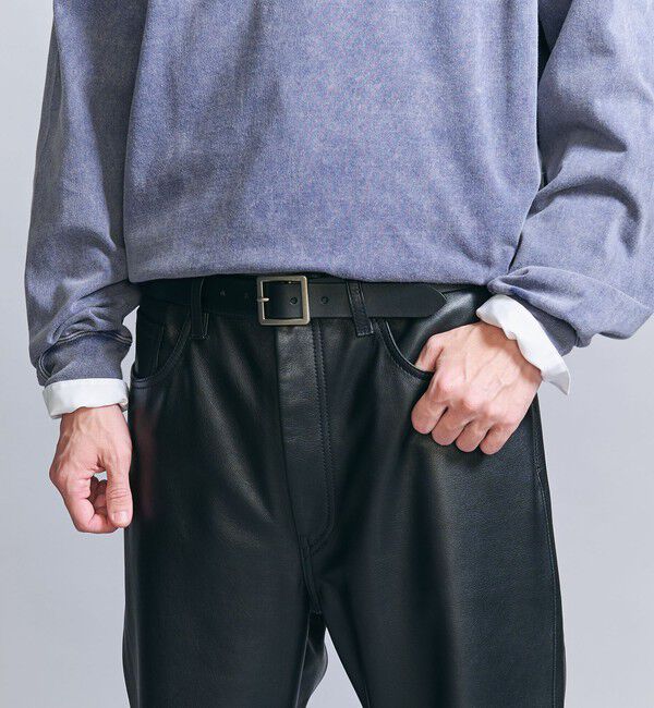 BEAUTY&YOUTH UNITED ARROWS「ギャリソン ベルト 30ｍｍ -Made in Japan-」|ベルト|BLACK