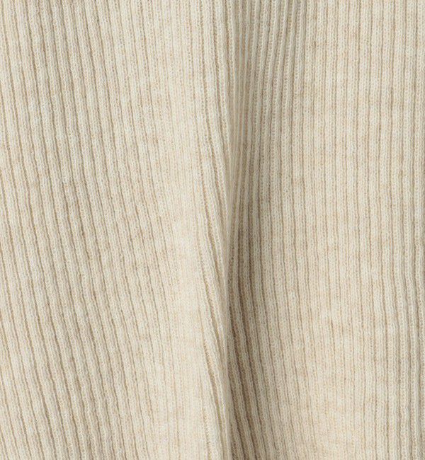 BEAUTY&YOUTH UNITED ARROWS「コットンリブ オープンカラーニット ウォッシャブル」|ニット・セーター|