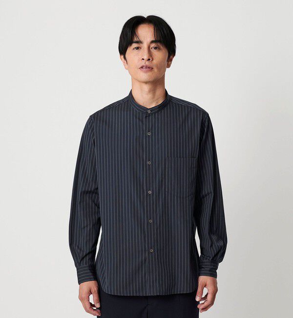 BEAUTY&YOUTH UNITED ARROWS「70/2 ブロード バンドカラー  シャツ REGULAR型」|シャツ・ブラウス|
