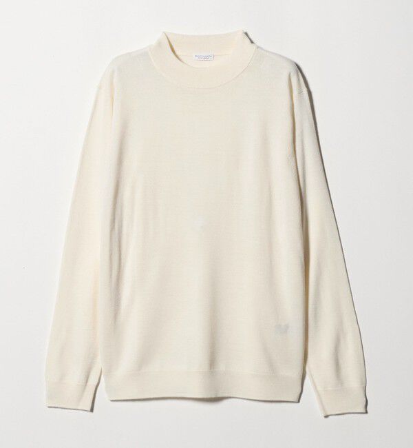 BEAUTY&YOUTH UNITED ARROWS「【WEB限定 WARDROBE SMART】マシーンウォッシャブル ウールミックス ジャケット クルーネック」|ニット・セーター|