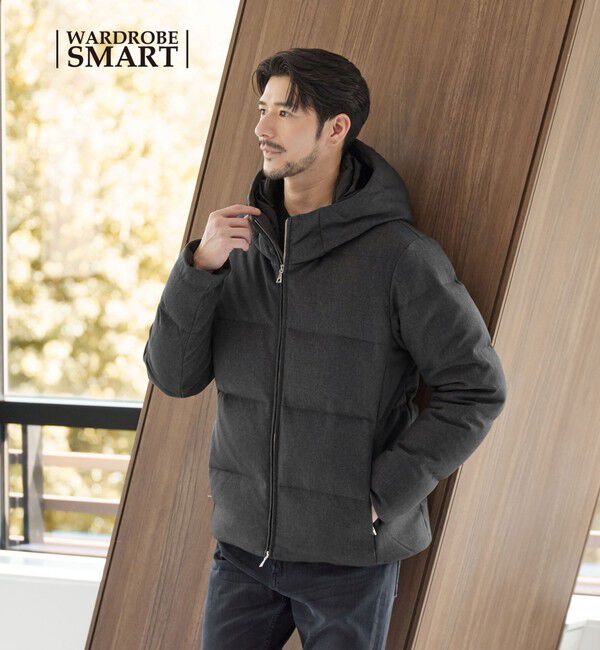 BEAUTY&YOUTH UNITED ARROWS「【WEB限定 WARDROBE SMART】LANATEC フード ダウンジャケット」|ダウン|