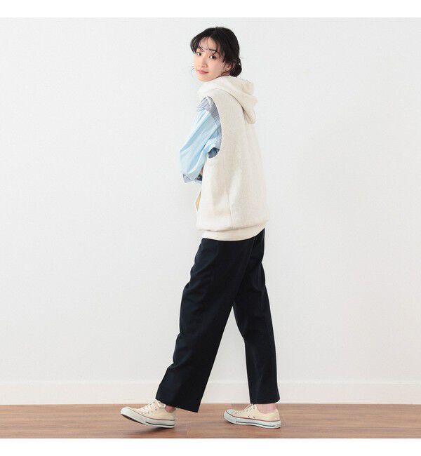 BEAMSBOY「BEAMS BOY / ポリエステル ウール シンチ バック スラックス」|スラックス|