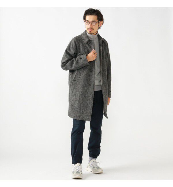 BEAMS PLUS「BEAMS PLUS / ハリスツイード バルカラー コート」|その他|