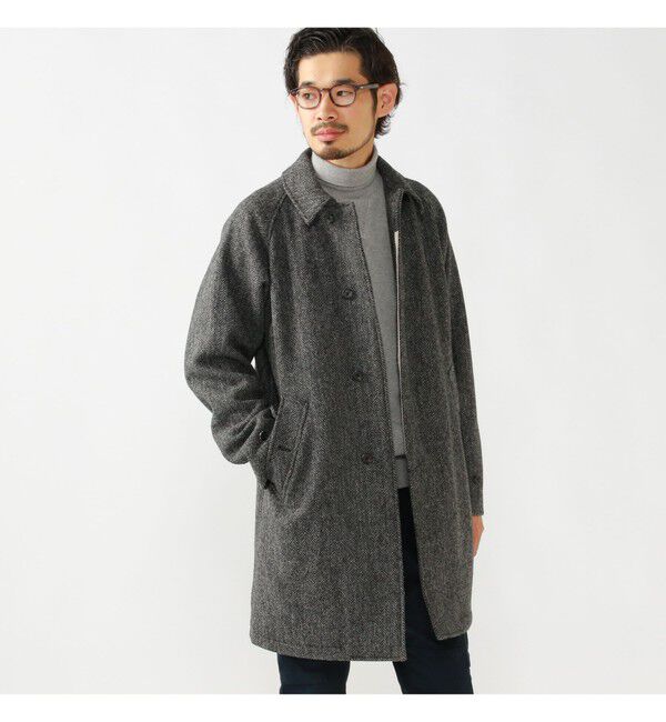 BEAMS PLUS「BEAMS PLUS / ハリスツイード バルカラー コート」|その他|