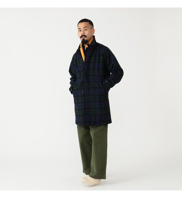 BEAMS PLUS「BEAMS PLUS / ハリスツイード バルカラー コート」|その他|