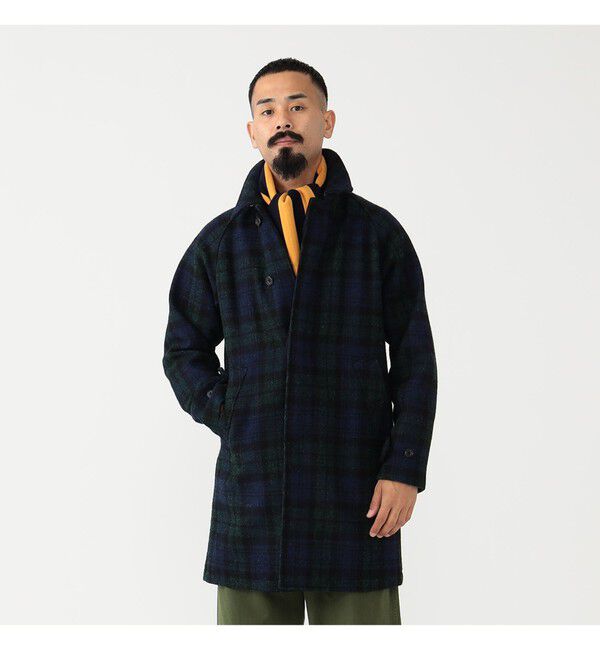 BEAMS PLUS「BEAMS PLUS / ハリスツイード バルカラー コート」|その他|