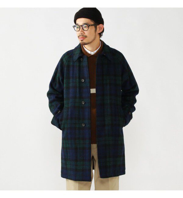 BEAMS PLUS「BEAMS PLUS / ハリスツイード バルカラー コート」|その他|