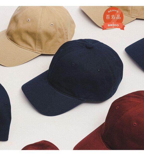 BEAMS「BEAMS / ベーシック ベースボール キャップ」|ハット|NAVY