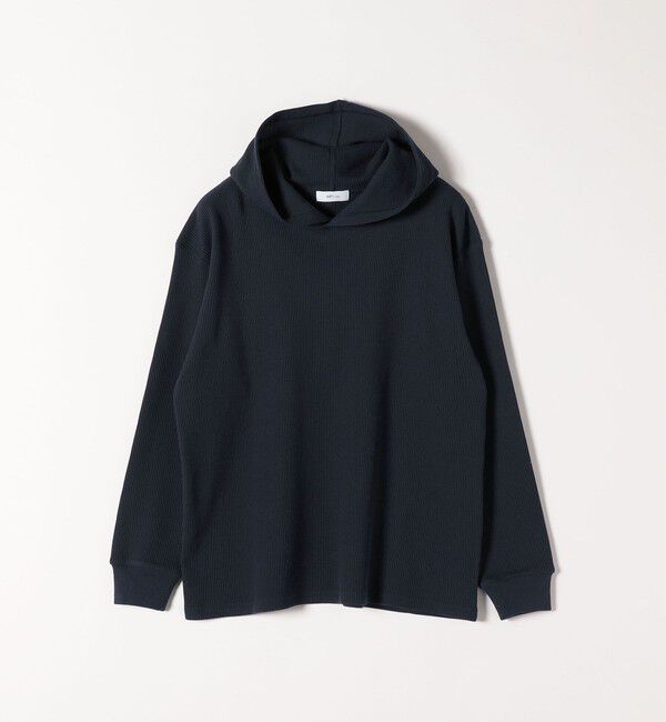 SHIPS any「SHIPS any:〈洗濯機可能〉ワッフル フーディ プルオーバー」|Tシャツ・カットソー|