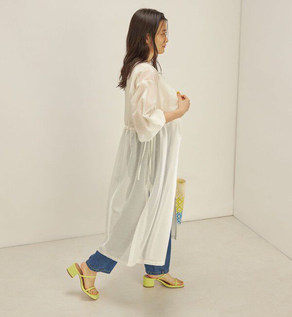 SHIPS for women「〈手洗い可能〉カールマイヤー 羽織り ワンピース◇」|ワンピース|