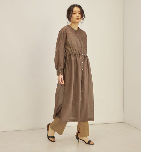 SHIPS for women「〈手洗い可能〉カールマイヤー 羽織り ワンピース◇」|ワンピース|