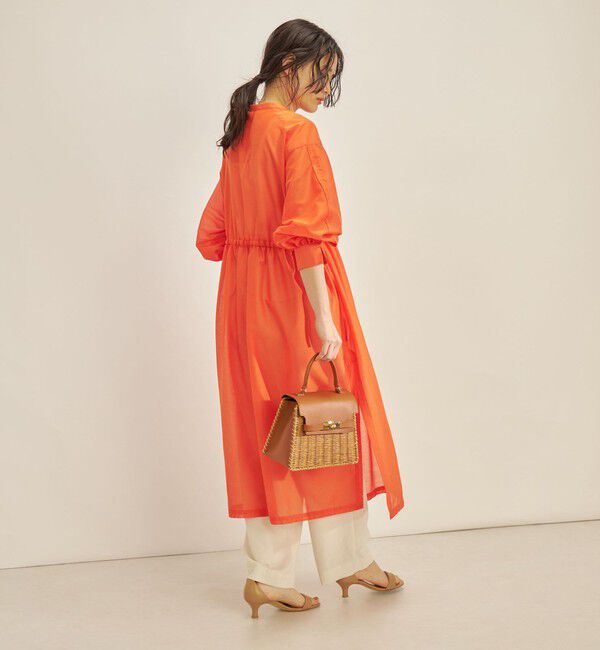 SHIPS for women「〈手洗い可能〉カールマイヤー 羽織り ワンピース◇」|ワンピース|