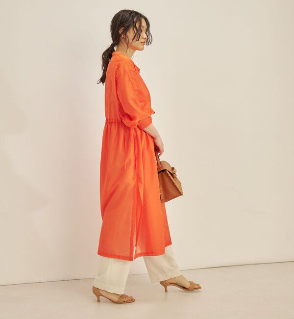 SHIPS for women「〈手洗い可能〉カールマイヤー 羽織り ワンピース◇」|ワンピース|