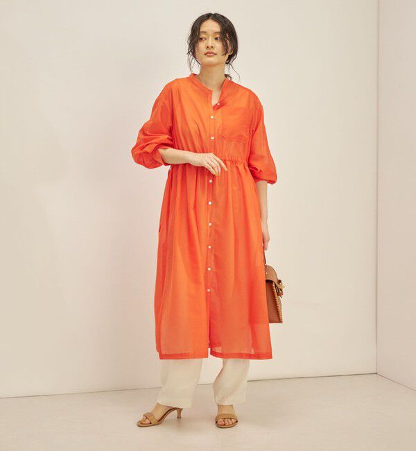 SHIPS for women「〈手洗い可能〉カールマイヤー 羽織り ワンピース◇」|ワンピース|