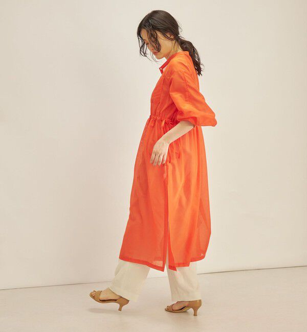 SHIPS for women「〈手洗い可能〉カールマイヤー 羽織り ワンピース◇」|ワンピース|