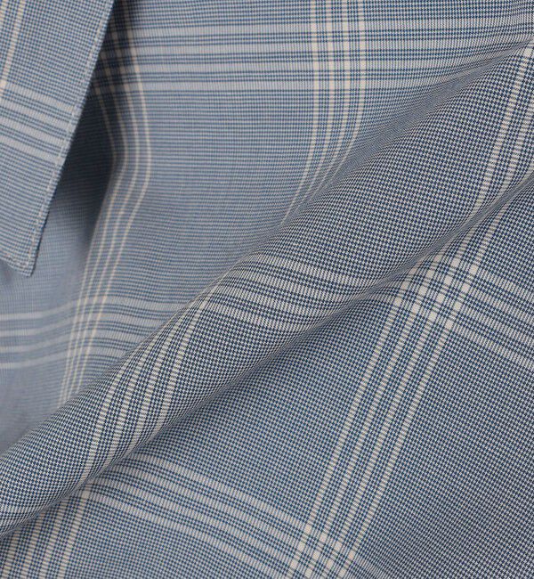 SHIPS any「SHIPS any: オーバーサイズ レギュラーカラー チェック／ストライプ 長袖 シャツ◇」|シャツ・ブラウス|