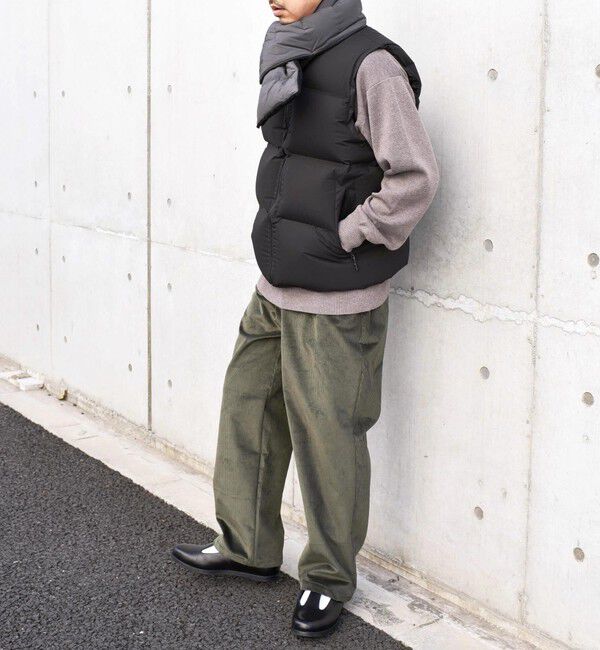 SHIPS any「【Begin9月号 BB10 掲載】SHIPS any: 〈手洗い可能・撥水加工〉エアダウン 2WAY ベスト◇」|ベスト・ジレ|