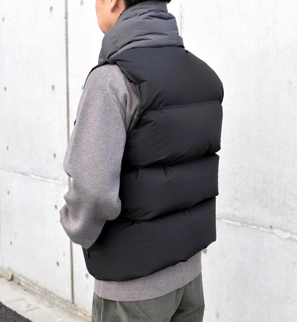 SHIPS any「【Begin9月号 BB10 掲載】SHIPS any: 〈手洗い可能・撥水加工〉エアダウン 2WAY ベスト◇」|ベスト・ジレ|