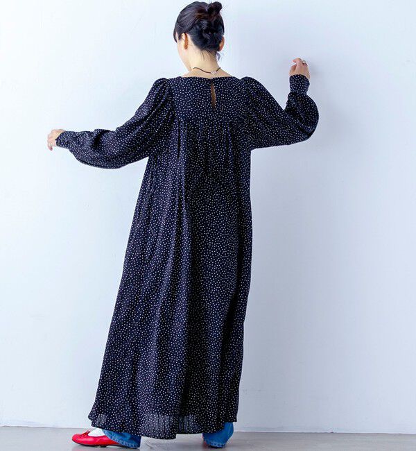 SHIPS any「【SHIPS any別注】MIYAKO TAKAYAMA &times; SHIPS any: ドット マキシ ワンピース」|ワンピース|