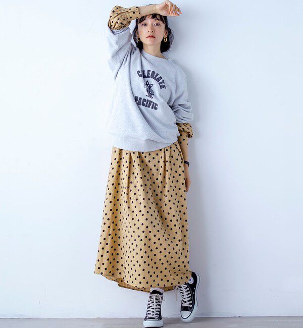 SHIPS any「【SHIPS any別注】MIYAKO TAKAYAMA &times; SHIPS any: ドット マキシ ワンピース」|ワンピース|