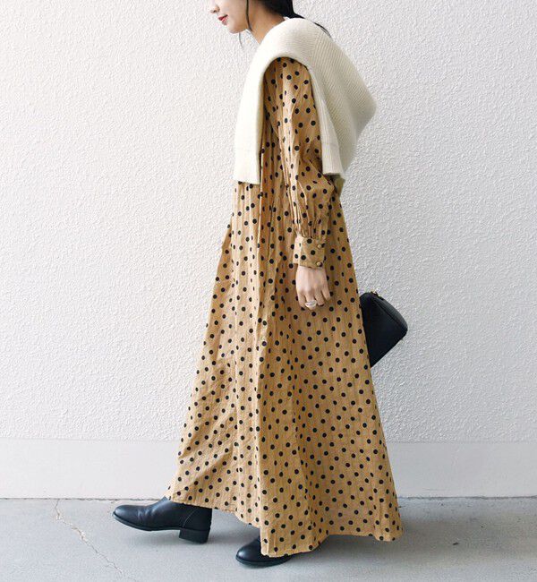 SHIPS any「【SHIPS any別注】MIYAKO TAKAYAMA &times; SHIPS any: ドット マキシ ワンピース」|ワンピース|