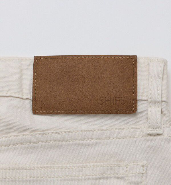 SHIPS「SHIPS: japan quality オイカワデニム縫製 ピケ ストレッチ 5ポケット 」|チノ|