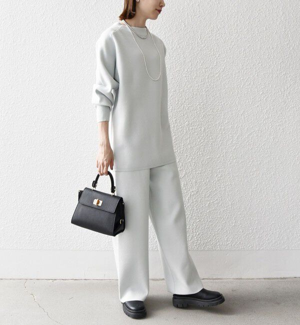 SHIPS any「SHIPS any:〈手洗い可能〉ミラノリブ スタンドネック プルオーバー」|ニット・セーター|