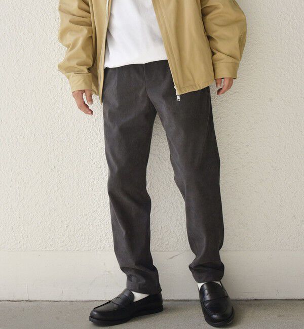 SHIPS any「SHIPS any: ストレッチ コーデュロイ テーパード イージー パンツ 24FW◇」|チノ|