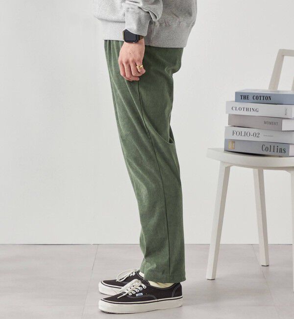 SHIPS any「SHIPS any: ストレッチ コーデュロイ テーパード イージー パンツ 24FW◇」|チノ|