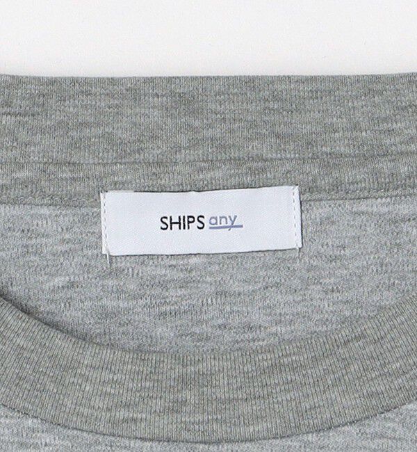 SHIPS any「SHIPS any: スムースコットン クルーネック Tシャツ (ロンT)◇」|Tシャツ・カットソー|