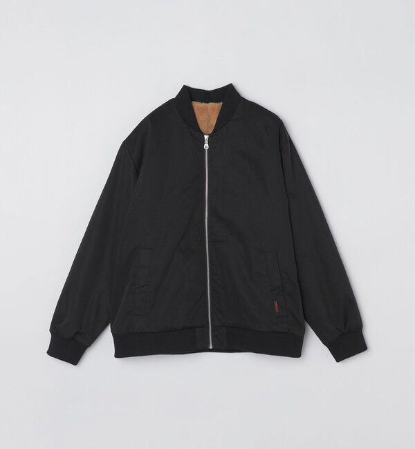 SHIPS Colors 「SHIPS Colors:〈撥水〉ボア ボマー ジャケット」|ブルゾン・スタジャン|