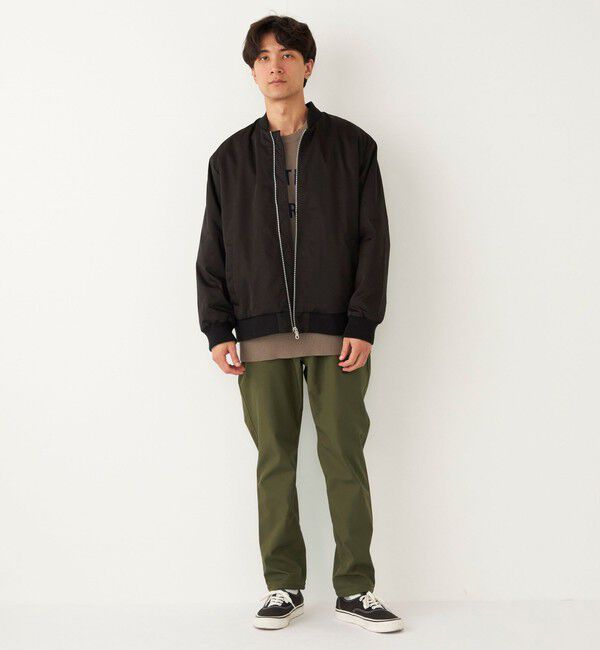 SHIPS Colors 「SHIPS Colors:〈撥水〉ボア ボマー ジャケット」|ブルゾン・スタジャン|