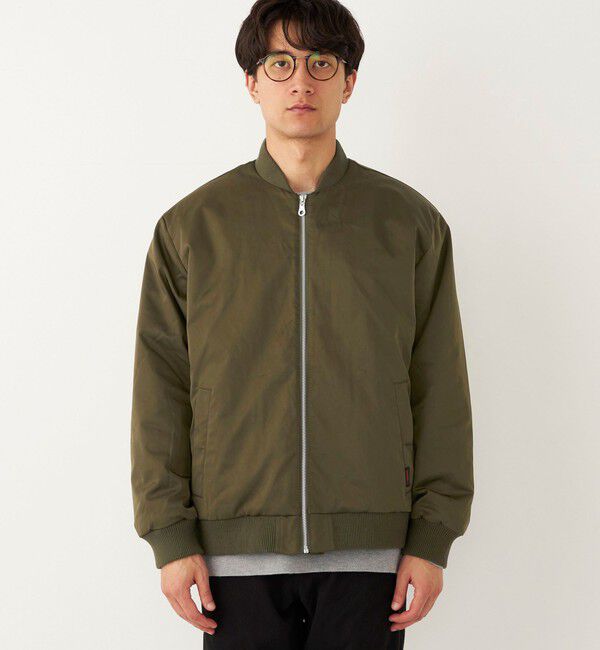 SHIPS Colors 「SHIPS Colors:〈撥水〉ボア ボマー ジャケット」|ブルゾン・スタジャン|