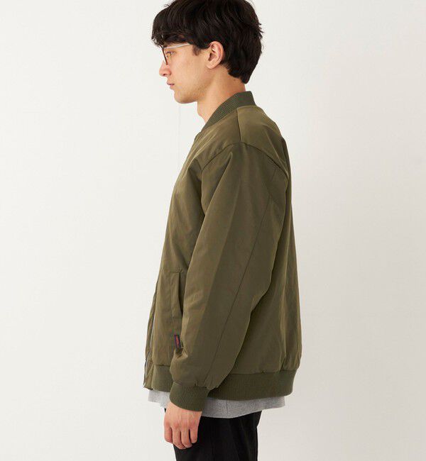 SHIPS Colors 「SHIPS Colors:〈撥水〉ボア ボマー ジャケット」|ブルゾン・スタジャン|