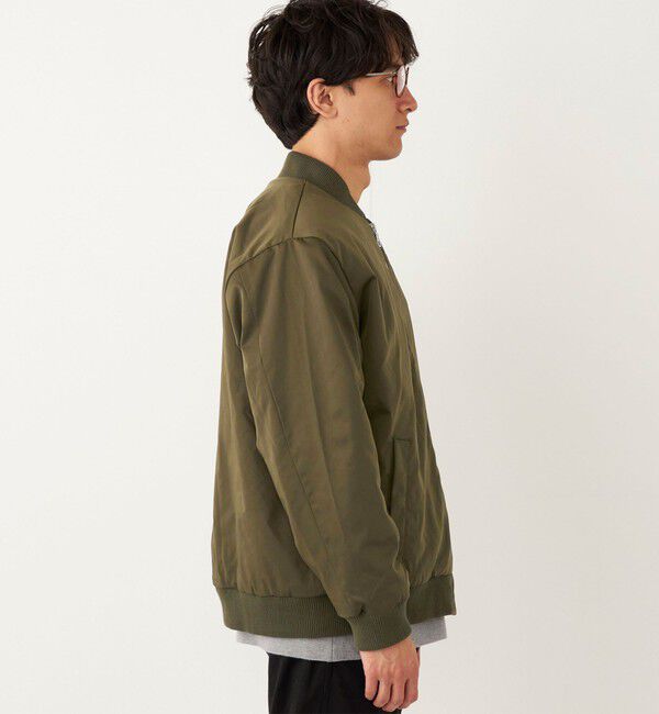 SHIPS Colors 「SHIPS Colors:〈撥水〉ボア ボマー ジャケット」|ブルゾン・スタジャン|