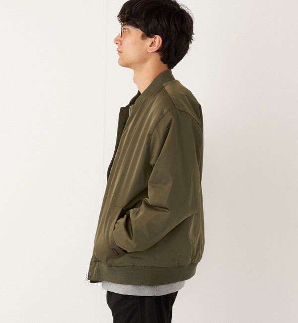 SHIPS Colors 「SHIPS Colors:〈撥水〉ボア ボマー ジャケット」|ブルゾン・スタジャン|