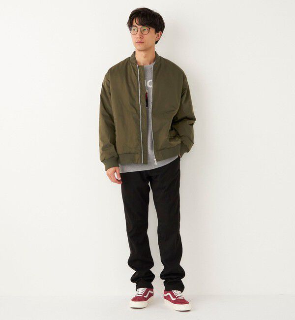SHIPS Colors 「SHIPS Colors:〈撥水〉ボア ボマー ジャケット」|ブルゾン・スタジャン|