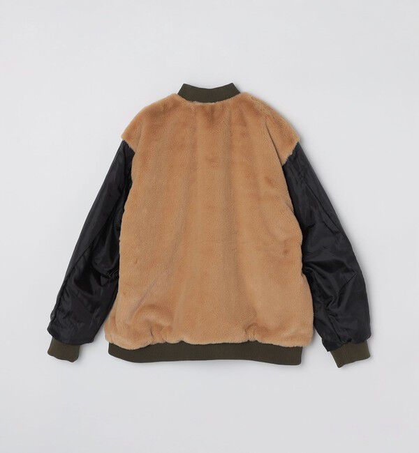 SHIPS Colors 「SHIPS Colors:〈撥水〉ボア ボマー ジャケット」|ブルゾン・スタジャン|