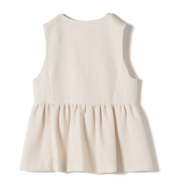 SHIPS for women「〈セレモニー対応可〉スラブ ツイード ジレ（セットアップ対応）」|ベスト・ジレ|