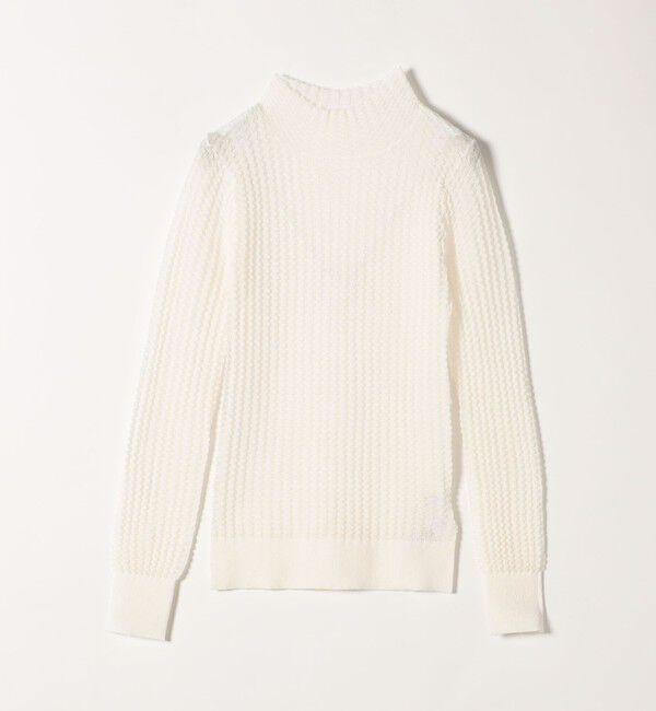 SHIPS any「SHIPS any:〈手洗い可能〉シアー リンクス タートルネック ニット プルオーバー」|ニット・セーター|