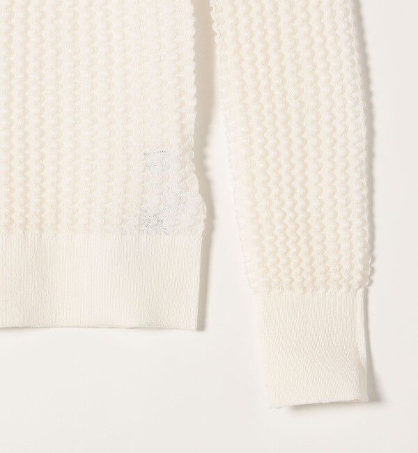 SHIPS any「SHIPS any:〈手洗い可能〉シアー リンクス タートルネック ニット プルオーバー」|ニット・セーター|