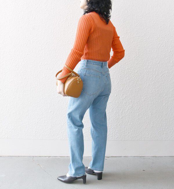 SHIPS any「SHIPS any:〈手洗い可能〉シアー リンクス タートルネック ニット プルオーバー」|ニット・セーター|