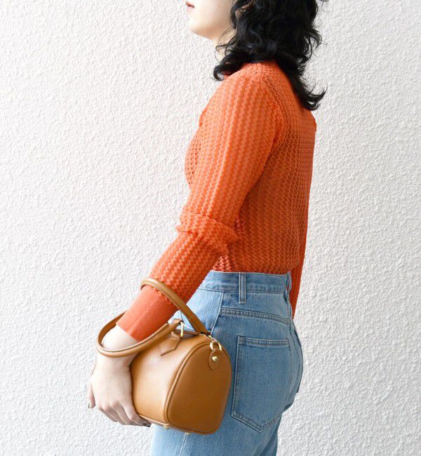 SHIPS any「SHIPS any:〈手洗い可能〉シアー リンクス タートルネック ニット プルオーバー」|ニット・セーター|