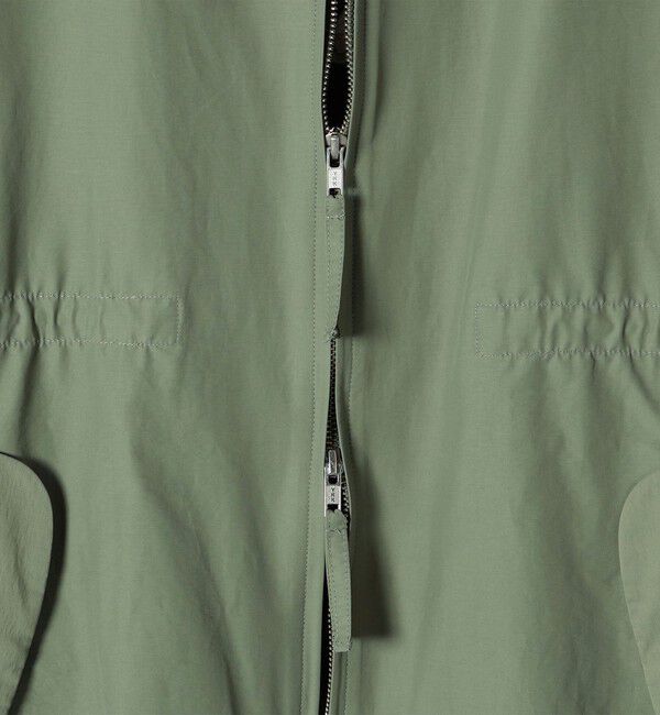 SHIPS Colors 「SHIPS Colors:〈手洗い可能〉クルーネック フード ミリタリーコート◇」|ミリタリー・モッズコート|