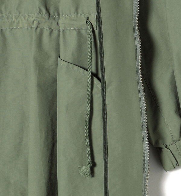 SHIPS Colors 「SHIPS Colors:〈手洗い可能〉クルーネック フード ミリタリーコート◇」|ミリタリー・モッズコート|